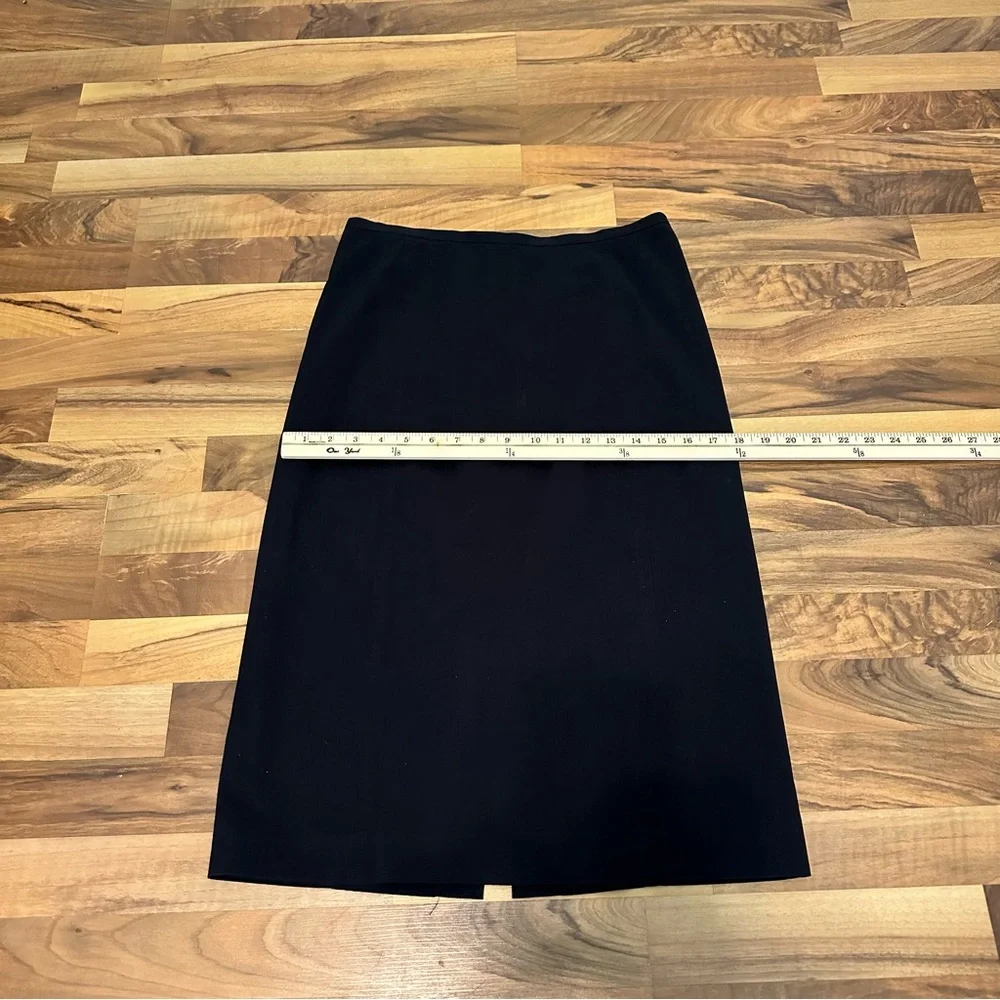 J. Crew Black Pencil Midi Skirt Women’s Size 6 Classic Carrer Office